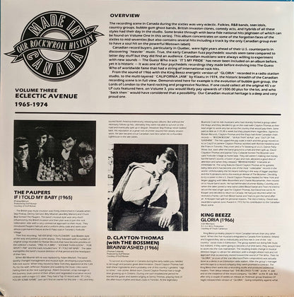 Made In Canada:  Our Rock 'N' Roll History - Volume 3:  Eclectic Avenue (1965-1974) - secondary