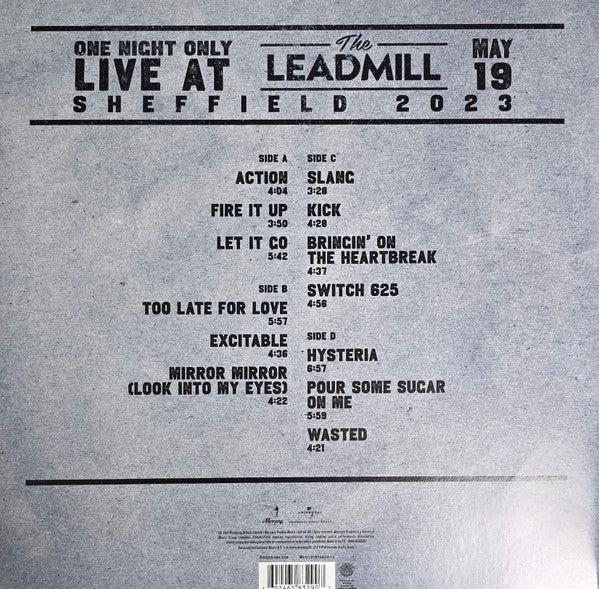 One Night Only: Live At The Leadmill 2023 - secondary