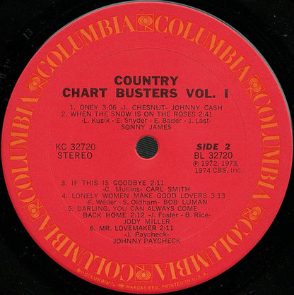 Various - Country Chart Busters Volume 1