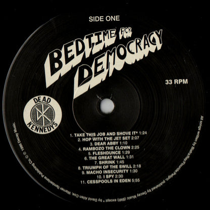 Bedtime For Democracy - secondary