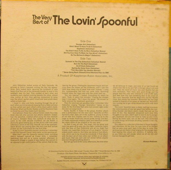 The Lovin' Spoonful - The Very Best Of The Lovin' Spoonful