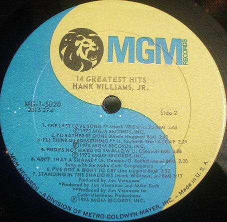 Fourteen Greatest Hits - secondary