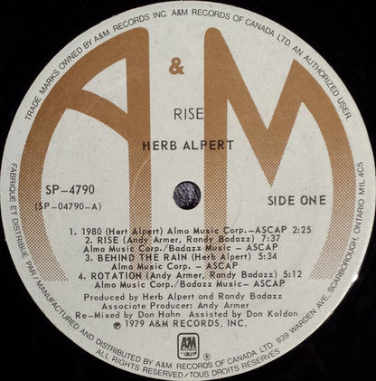 Herb Alpert - Rise