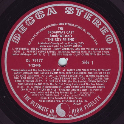 John Yorke, Don Saxon, Michael Hellerman, Judy Carne - The Boy Friend (Broadway Cast Recording)