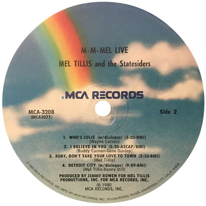 Mel Tillis, The Statesiders - M-M-Mel Live