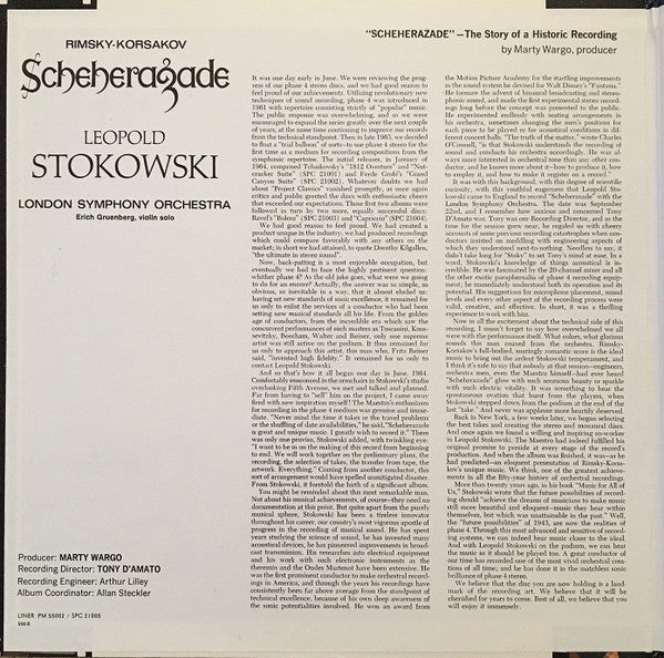 Nikolai Rimsky-Korsakov, Leopold Stokowski, London Symphony Orchestra - Scheherazade