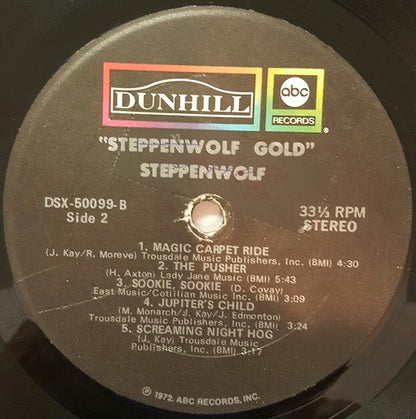 Steppenwolf Gold (Their Great Hits) - secondary