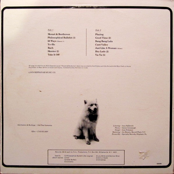 John Valby - Concerto For Piano Voice & 500 Screaming Assholes