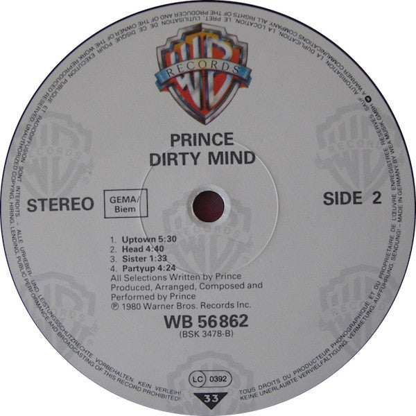 Prince - Dirty Mind