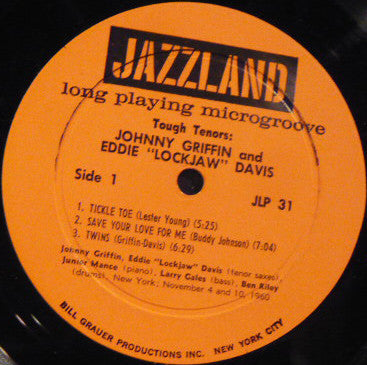 The Eddie Davis-Johnny Griffin Quintet - Tough Tenors