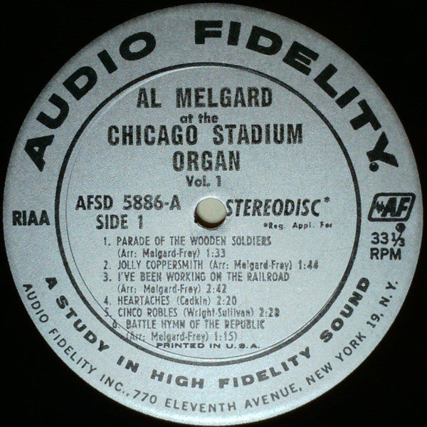 Al Melgard At The Chicago Stadium Organ - secondary