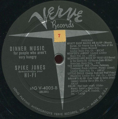 Spike Jones - Dinner Music (For People Who Aren't Very Hungry)