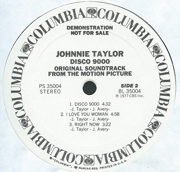 Johnnie Taylor - Disco 9000 (Original Soundtrack From The Motion Picture)