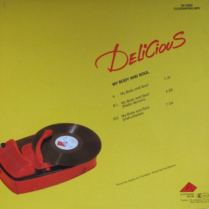 12" Single: Delicious - My Body And Soul