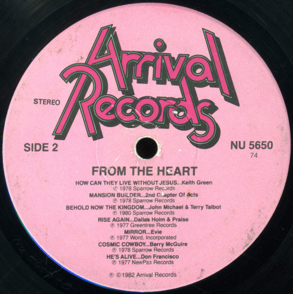 From The Heart - secondary