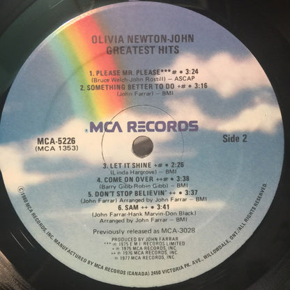 Olivia Newton-John's Greatest Hits - secondary