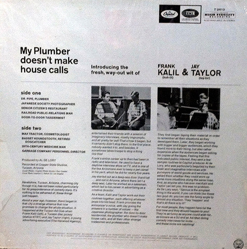 My Plumber Doesn't Make House Calls! - secondary