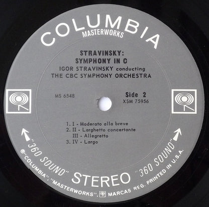 Igor Stravinsky, CBC Symphony Orchestra, Festival Singers Of Toronto, Elmer Iseler - Symphony Of Psalms / Symphony In C