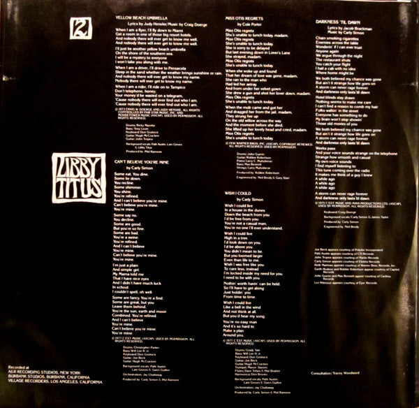 Libby Titus - secondary