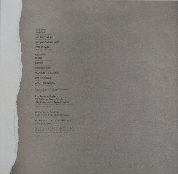 Abacab - secondary