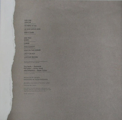 Abacab - secondary