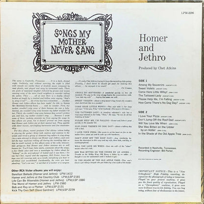 Homer And Jethro - Songs My Mother Never Sang