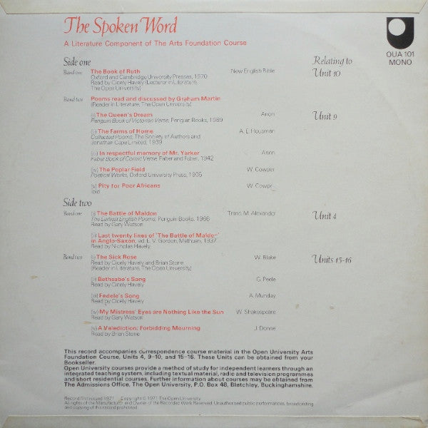 The Spoken Word - secondary
