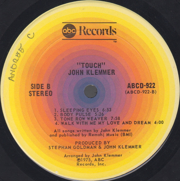 Touch - secondary