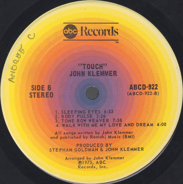 Touch - secondary