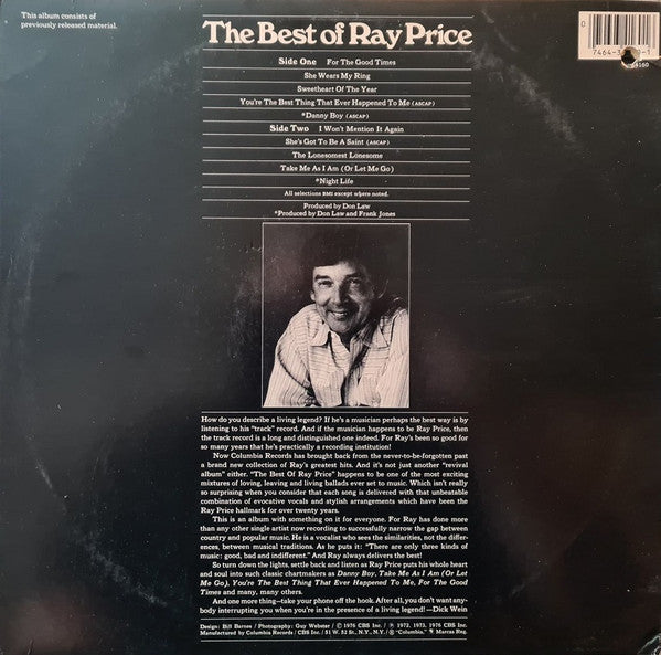 The Best Of Ray Price - secondary