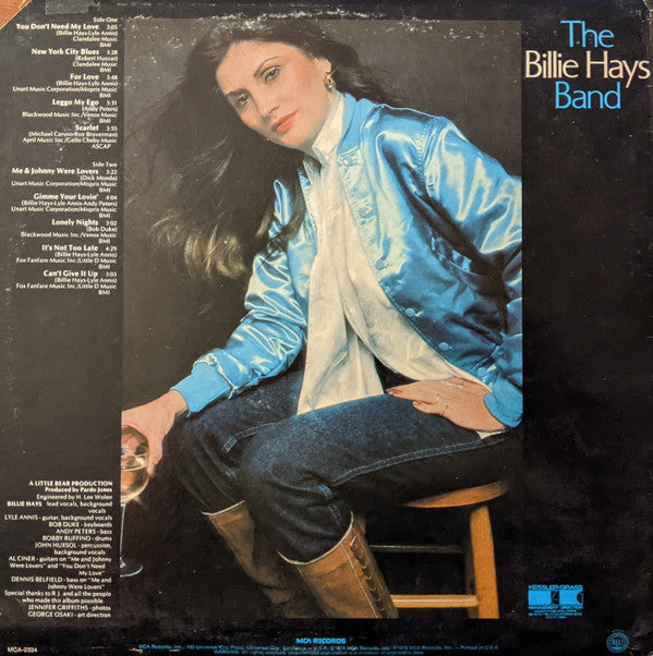 The Billie Hays Band - The Billie Hays Band