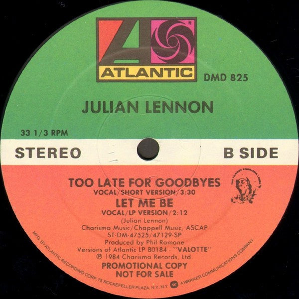 Too Late For Goodbyes - secondary