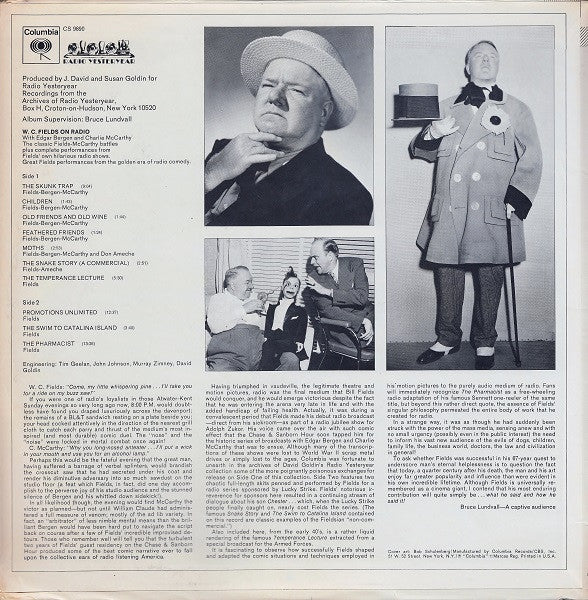 W.C. Fields On Radio With Edgar Bergen & Charlie McCarthy - secondary