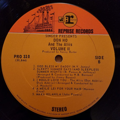 Don Ho, The Aliis - Singer Presents Don Ho And The Aliis / Vol. 2