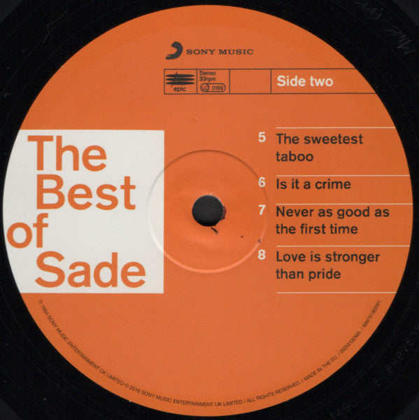 The Best Of Sade - secondary