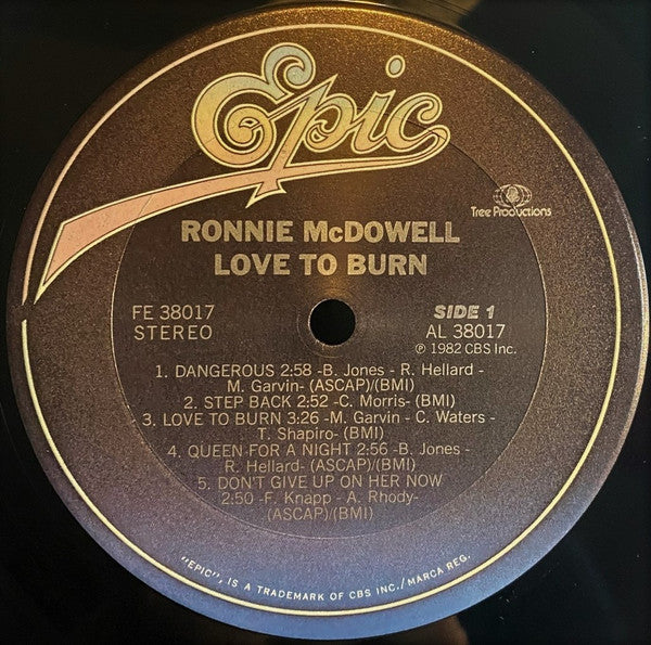 Ronnie McDowell - Love To Burn