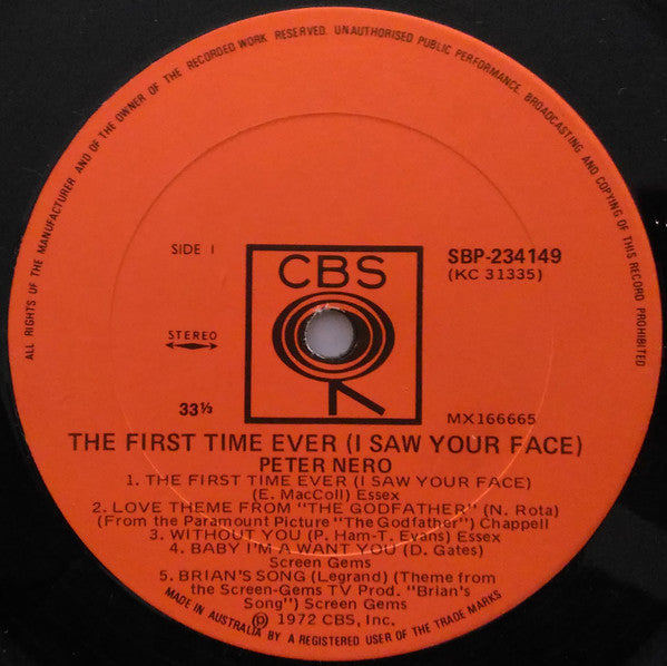 The First Time Ever (I Saw Your Face) - secondary