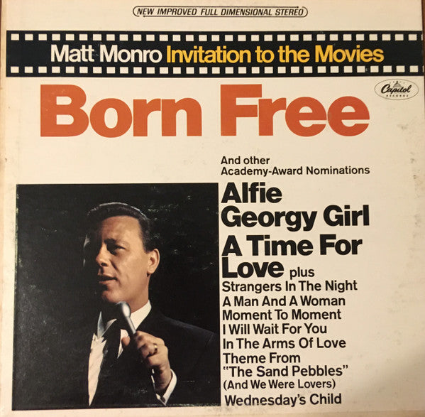 Matt Monro - Born Free (Invitation To The Movies)