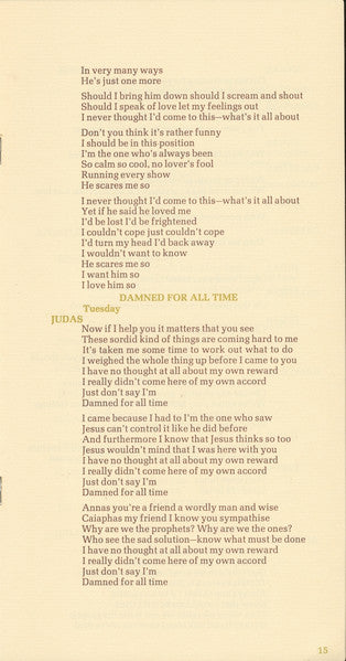 Jesus Christ Superstar - secondary