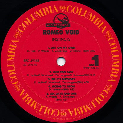 Romeo Void - Instincts