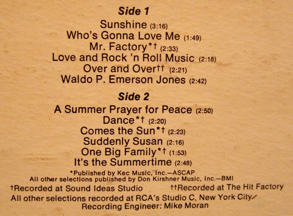 Sunshine - secondary