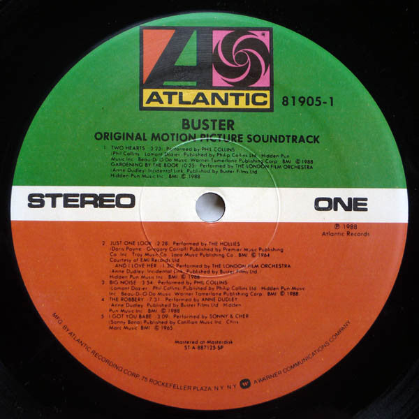 Buster - Original Motion Picture Soundtrack - secondary