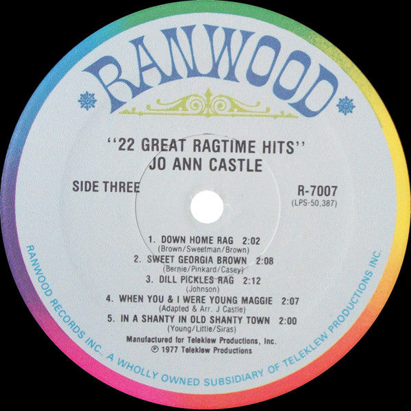 Jo Ann Castle - 22 Great Ragtime Hits