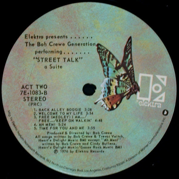 The Bob Crewe Generation - Street Talk