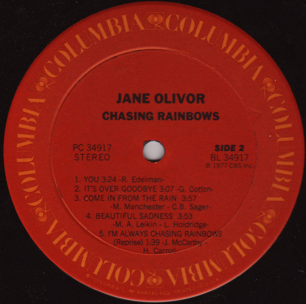 Jane Olivor - Chasing Rainbows