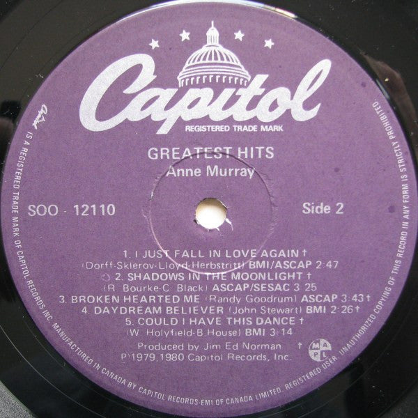 Anne Murray - Anne Murray's Greatest Hits