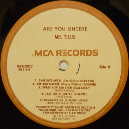 Are You Sincere - secondary