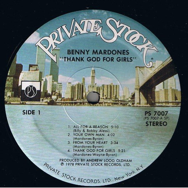 Benny Mardones - Thank God For Girls