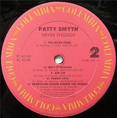 Never Enough - secondary