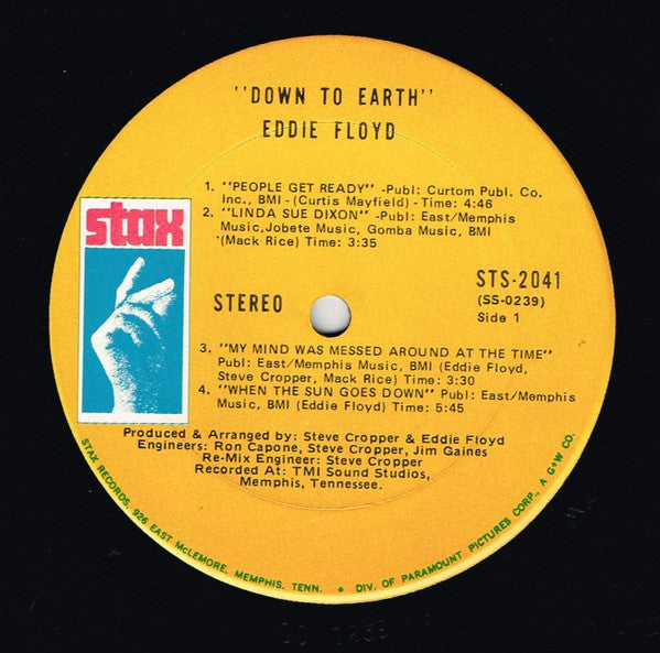 Eddie Floyd - Down To Earth